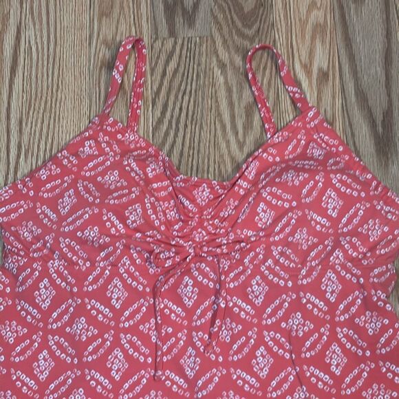 Lands’ End 2 piece Coral Tankini / skirtini set, 10 - Picture 8 of 12